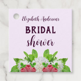 Garden Dahlia Brautparty Geschenkanhänger