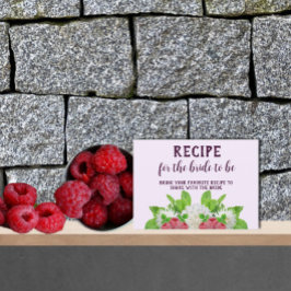 Garden Dahlia Brautparty Rezept Begleitkarte