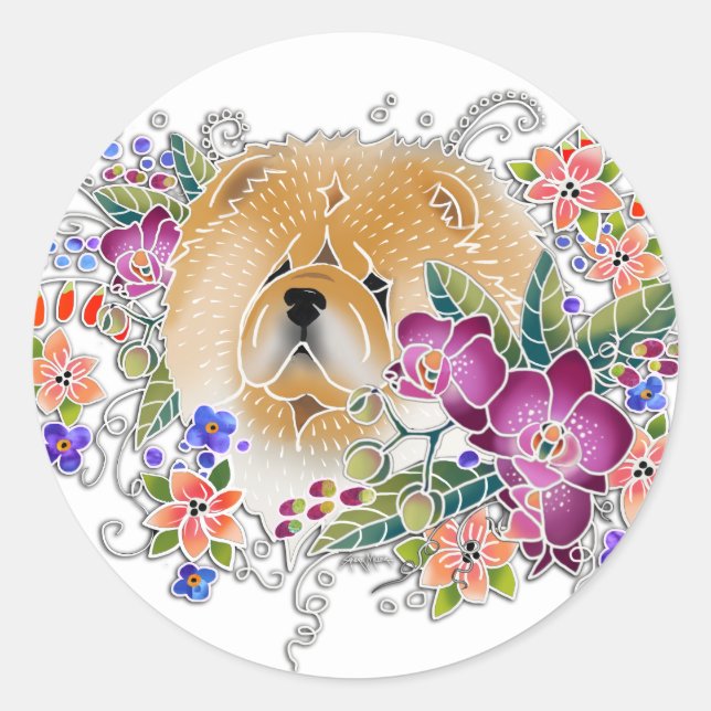 GARDEN DANCE CHOW - Aufkleber (Vorderseite)