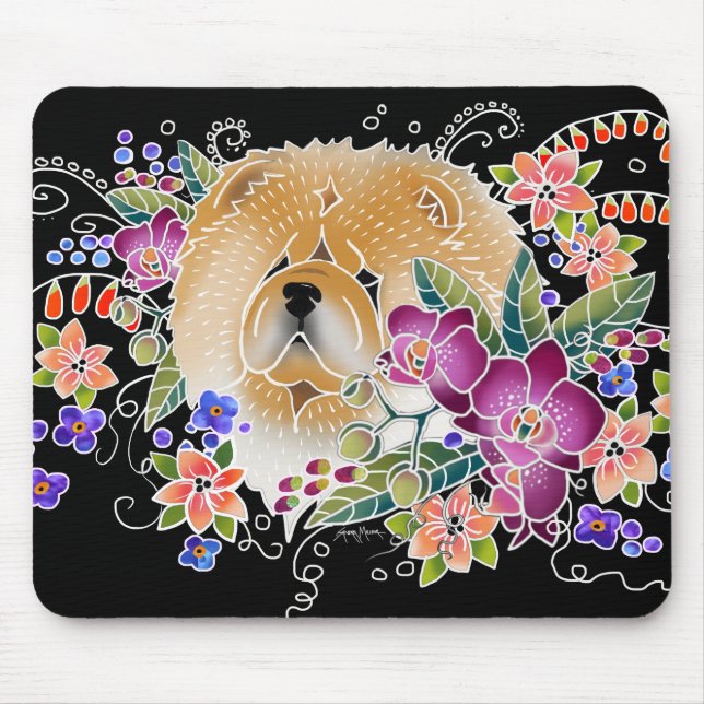 GARDEN DANCE Chow - Maus-Pad Mousepad (Vorne)