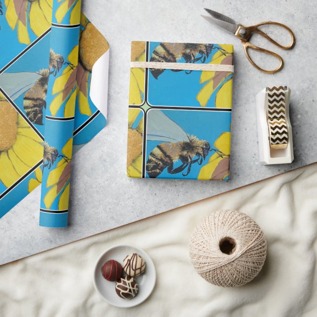 "Garden Dance" Gemälde Geschenkpapier (Kunsthandwerk)