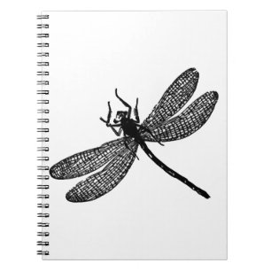 Garden Dragonfly Print Geschenk T-Shirt Notizblock