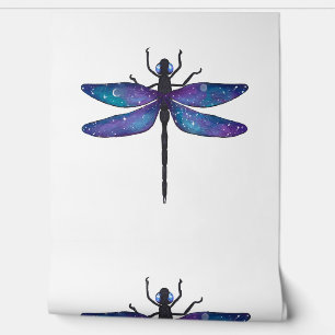 Garden Dragonfly Print Tapete