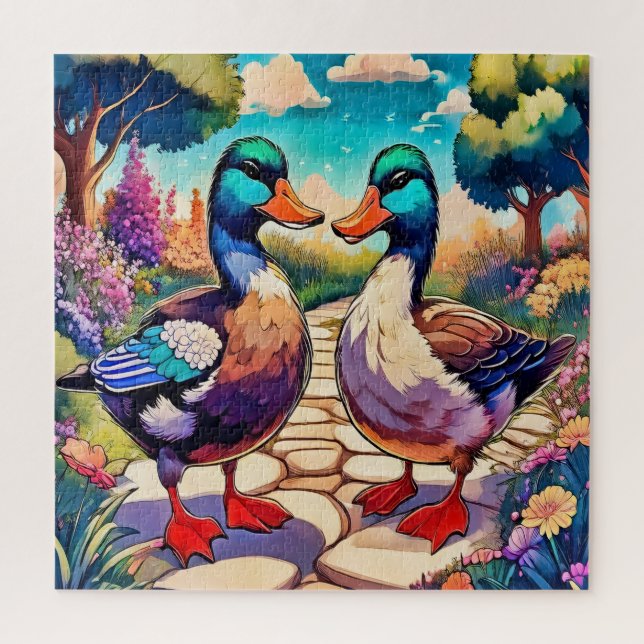 Garden Ducks Puzzle (Vertikal)