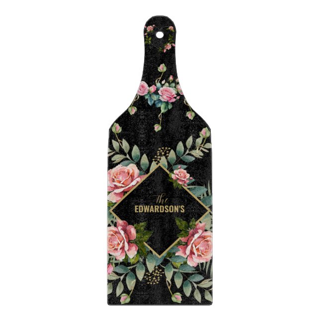 Garden Elegante: Botanisches Schneiden Schneidebrett (Vorderseite)