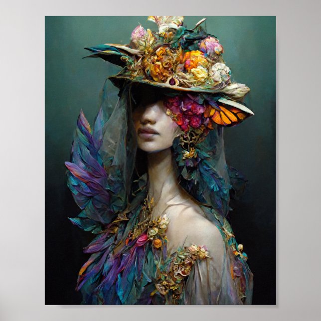 Garden Elf 2 Fantasy Art Poster (Vorne)