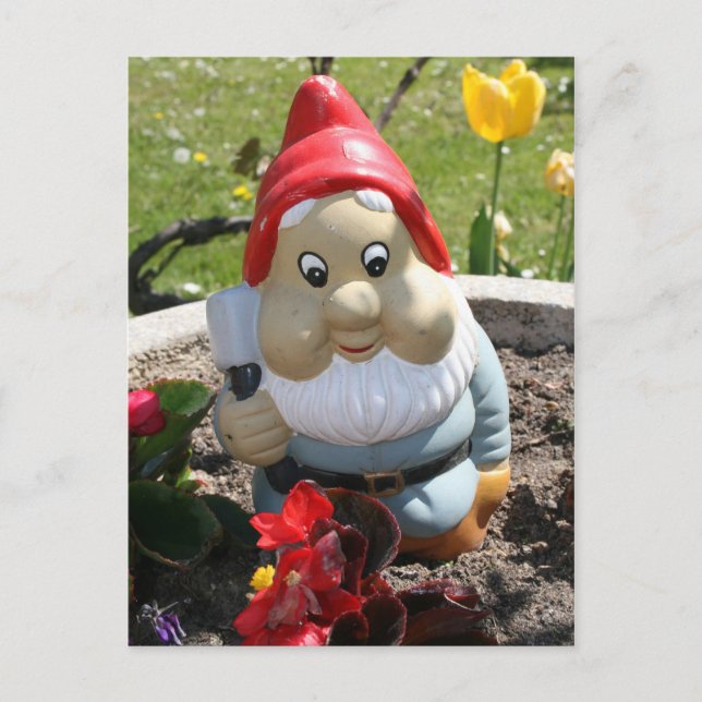 Garden Elf Postkarte (Vorderseite)