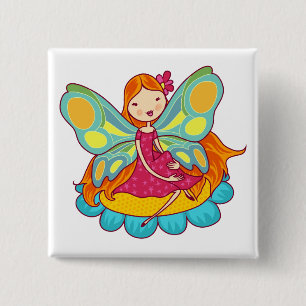 Garden Fairy Button