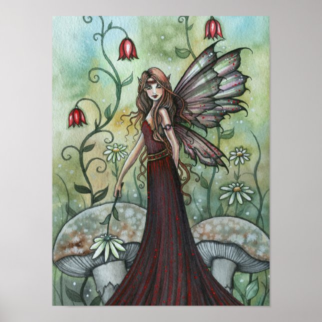 Garden Fairy Poster Print by Molly Harrison (Vorne)