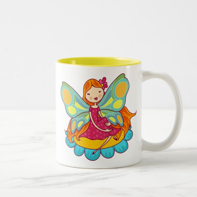 Garden Fairy Zweifarbige Tasse (Rechts)