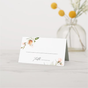 Garden Floral Bouquet Platzkarte