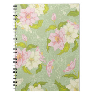 Garden Floral Notebook Notizblock