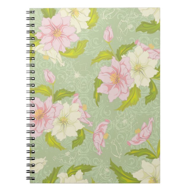 Garden Floral Notebook Notizblock (Vorderseite)