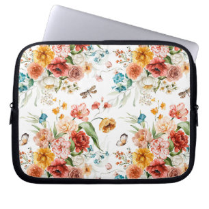 Garden Floral Pattern Laptopschutzhülle