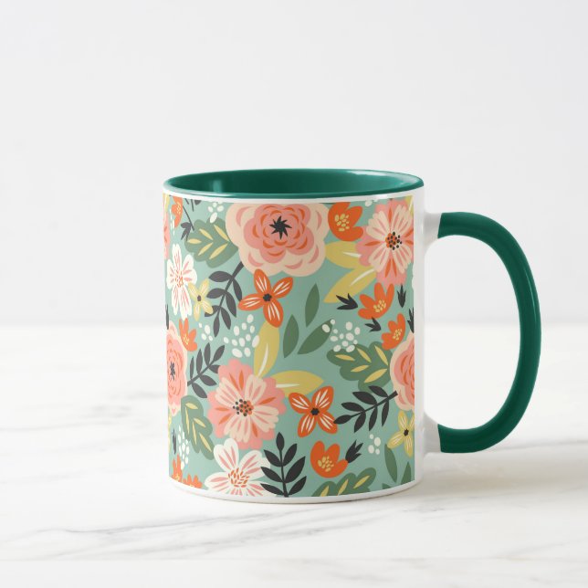 Garden Floral Pattern Tasse (Rechts)