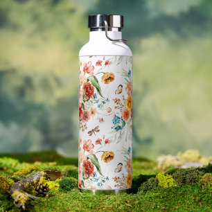 Garden Floral Pattern Trinkflasche