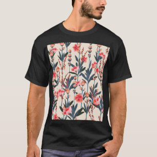 Garden Florals: Tropical Botanical Vintag T-Shirt
