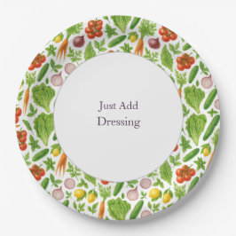 Garden-Fresh Summer Pink  Pappteller