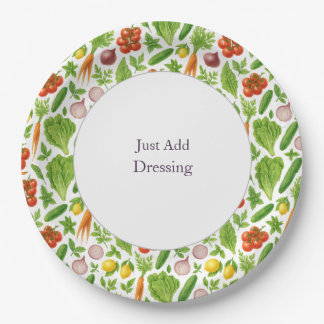 Garden-Fresh Summer Pink  Pappteller