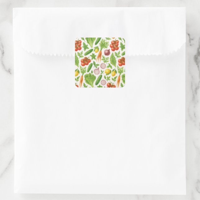 Garden-Fresh Veggie Salad— Friend Sticker (Tasche)