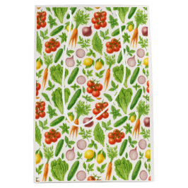 Garden-Fresh Veggies Gift Bag — Medium | Ivory Mittlere Geschenktüte