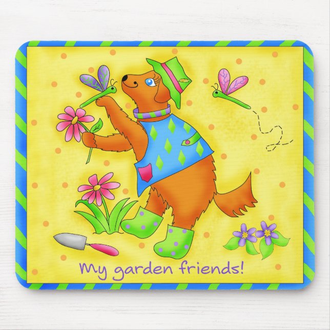 Garden Friends Mousepad (Vorne)