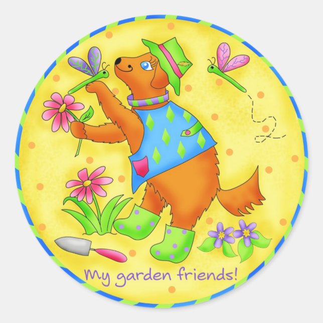 Garden Friends Sticker (Vorderseite)