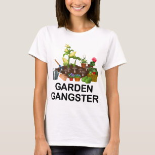 Garden Gangster Funny Gardens Gardene Pflanze L T-Shirt