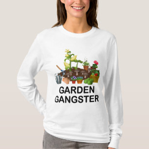 Garden Gangster Funny Gardens Gardene Pflanze L T-Shirt