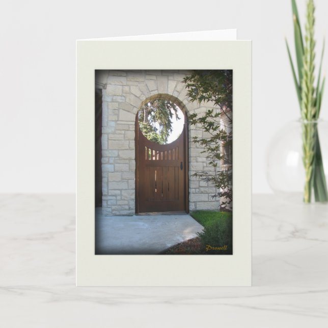 Garden Gate 5-0657 in River Forest, IL. Karte (Vorderseite)