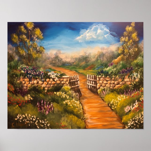 Garden Gate by Celestine poster (Vorne)