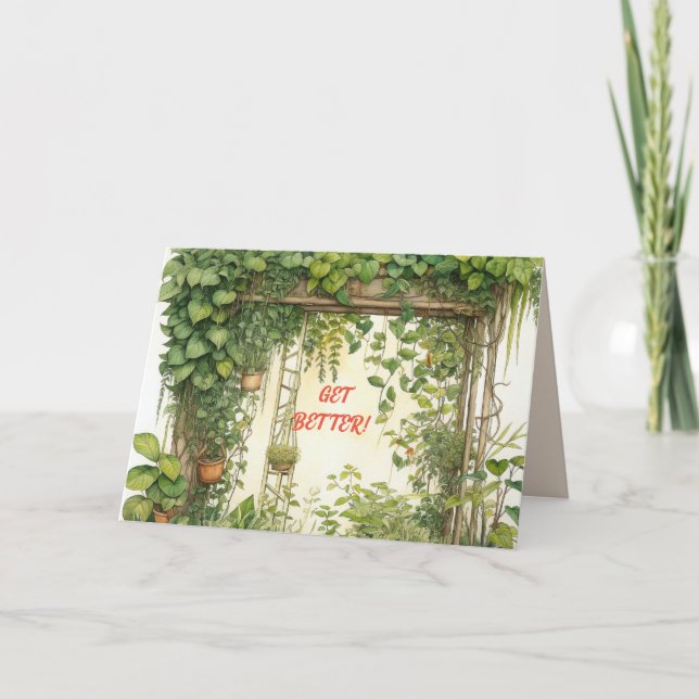 GARDEN GET BESTER CARD DANKESKARTE (Vorderseite)