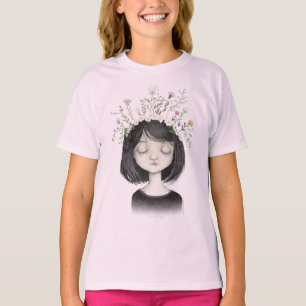 Garden Girl Kid's T - Shirt