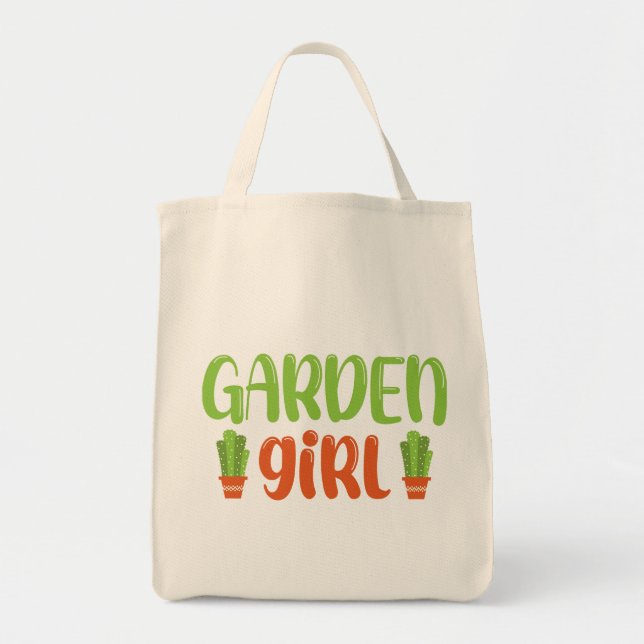 Garden Girl Tragetasche (Vorne)