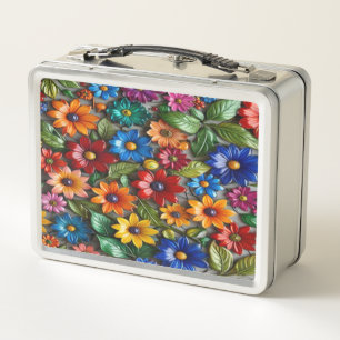 Garden Glass #6 - Metal Lunchbox