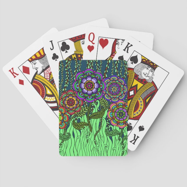 Garden Glow Playing Cards Spielkarten (Rückseite)