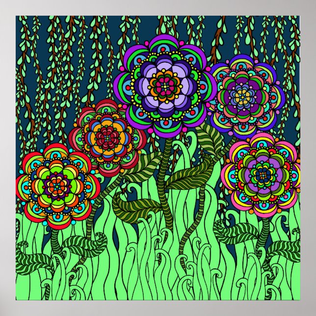 Garden Glow Poster (Vorne)