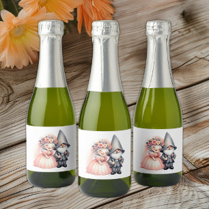 Garden Gnome Bride Groom Fairytale Rustikale Hochz