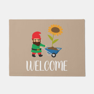 Garden Gnome bunt und lustig Fußmatte