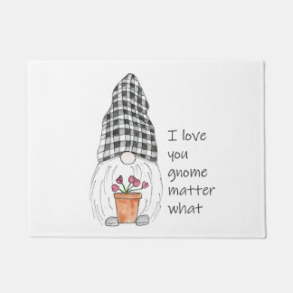 Garden Gnome I Liebe Sie Gnome wichtig Fußmatte