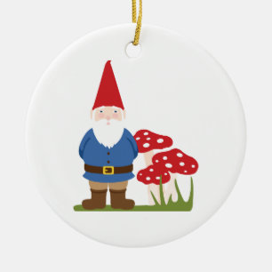 Garden Gnome Keramik Ornament