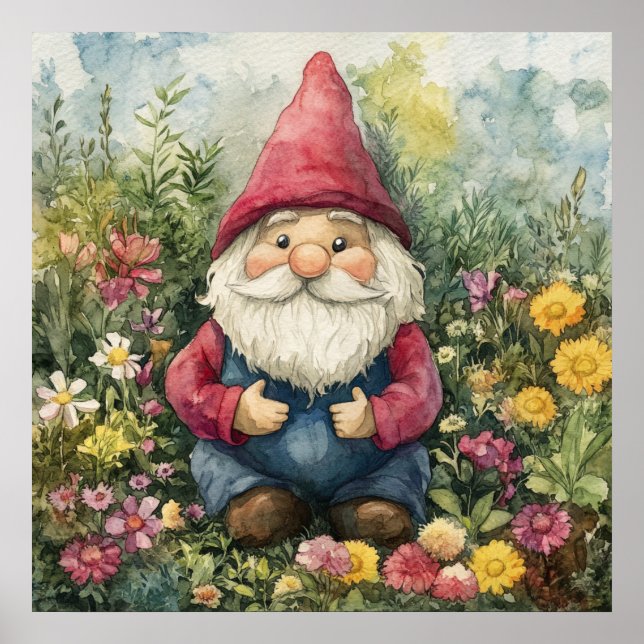 Garden Gnome Poster (Vorne)