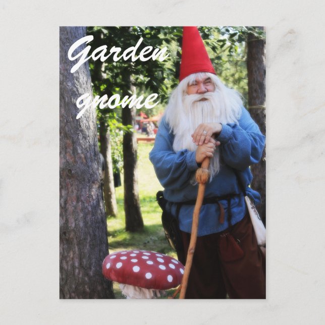 Garden Gnome Postkarte (Vorderseite)