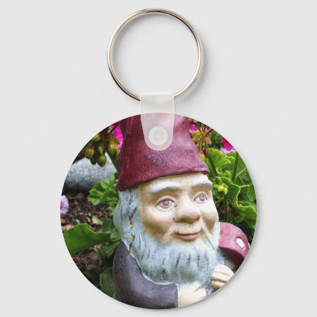 Garden Gnome Schlüsselanhänger (Vorderseite)