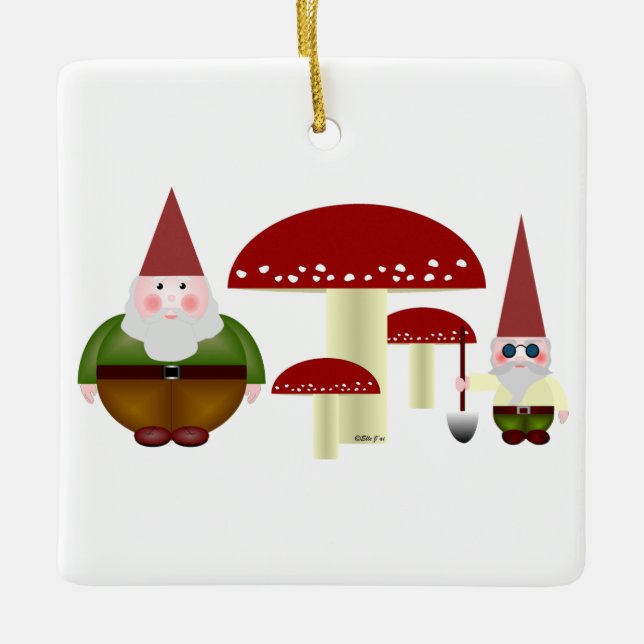 Garden Gnomes Ornament (Vorderseite)