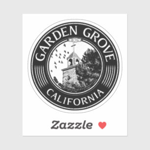 GARDEN GROVE KALIFORNIEN - STADT GARDEN GROVE CA AUFKLEBER