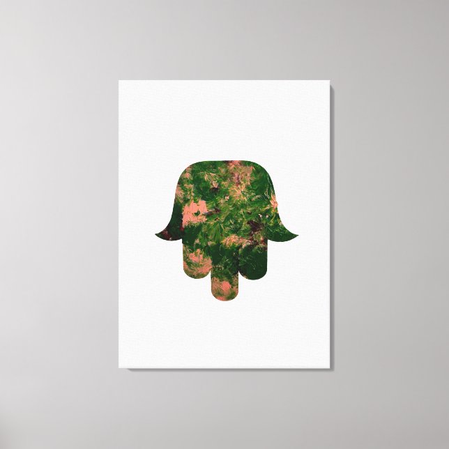 Garden Hamsa Balloon Painting Studio Art  Leinwanddruck (Vorderseite)