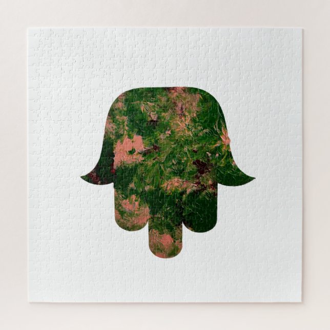 Garden Hamsa Balloon Painting Studio Art  Puzzle (Vertikal)