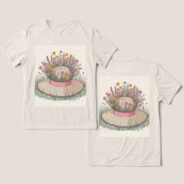 Garden Hat Blume Creme Tri-Blend Shirt