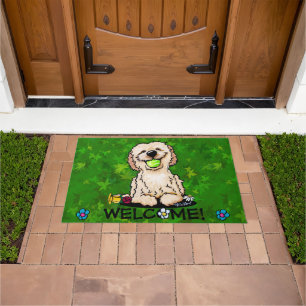 Garden Helper Goldendoodle Doormat Fußmatte